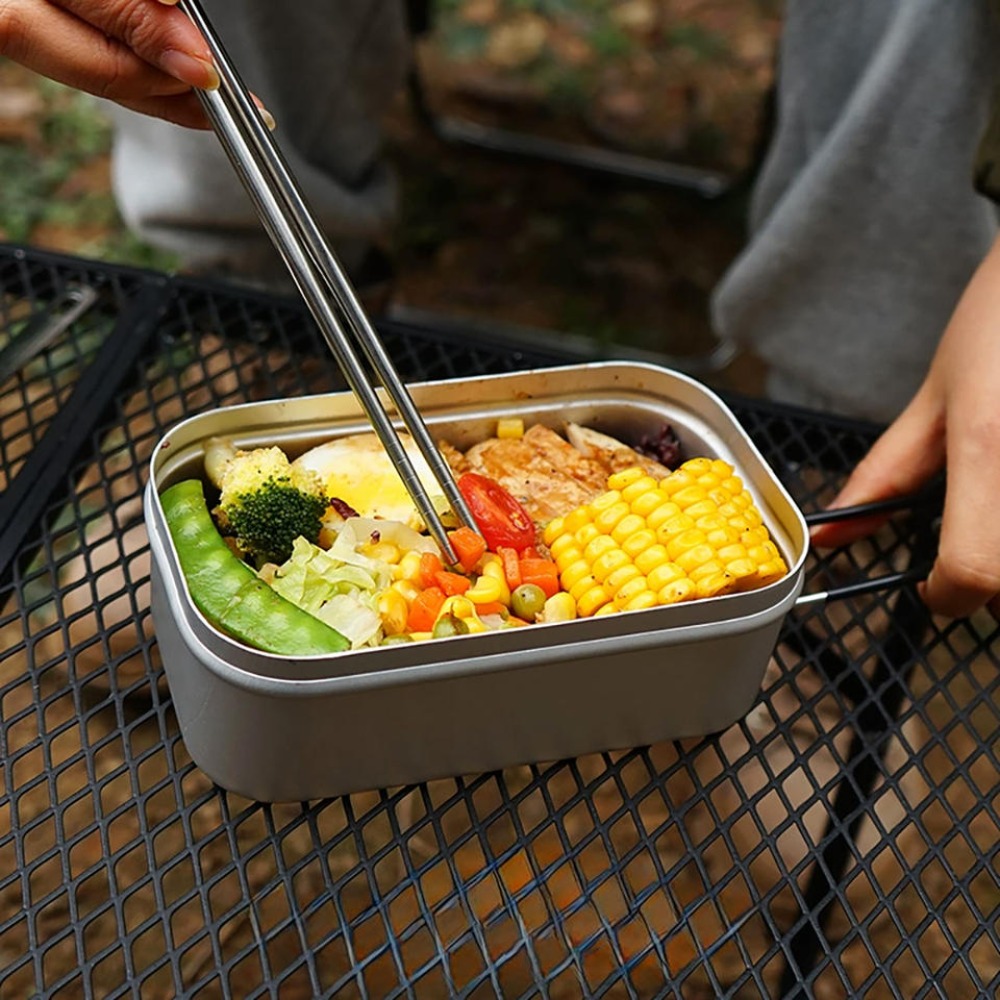 Outdoor Camping Cooking Set - Ultra hafif sofra takımı kamp tencere