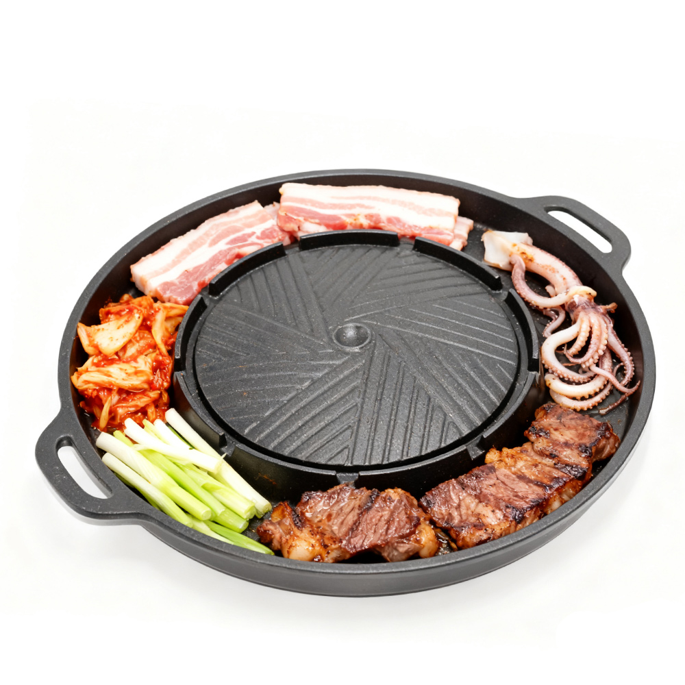 Outdoor Camping Cooking Set - KOSUN Kore Barbekü Izgara Tavası 2'si