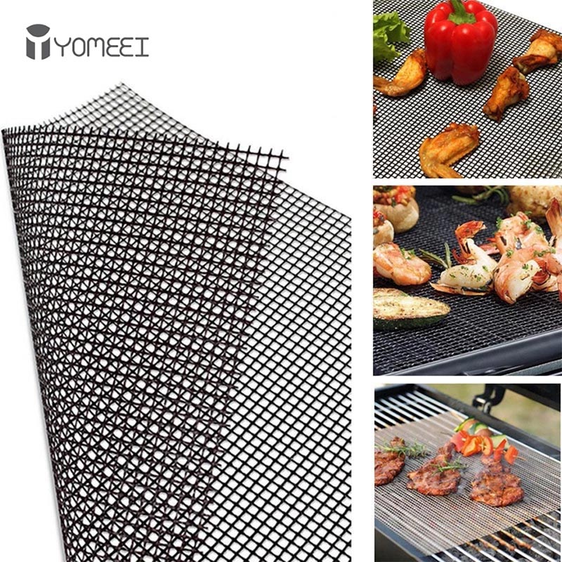 Outdoor Camping Cooking Set - YOMEEI 1 adet barbekü izgara paspaslar