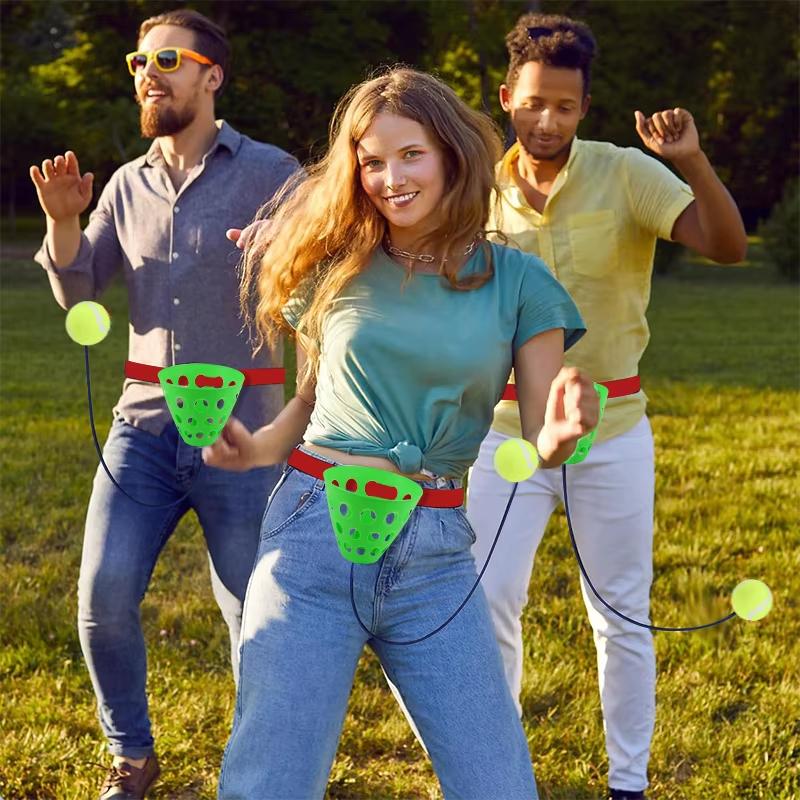 Outdoor Camping Games For Adults - Yetişkinler için salıncak top oyun seti,