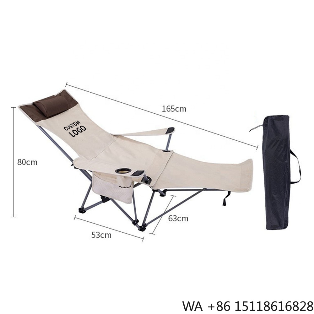 Outdoor Camping Folding Chair - Taşınabilir Katlanır Yatarlı Sandalye Hafif Ayarlanabilir