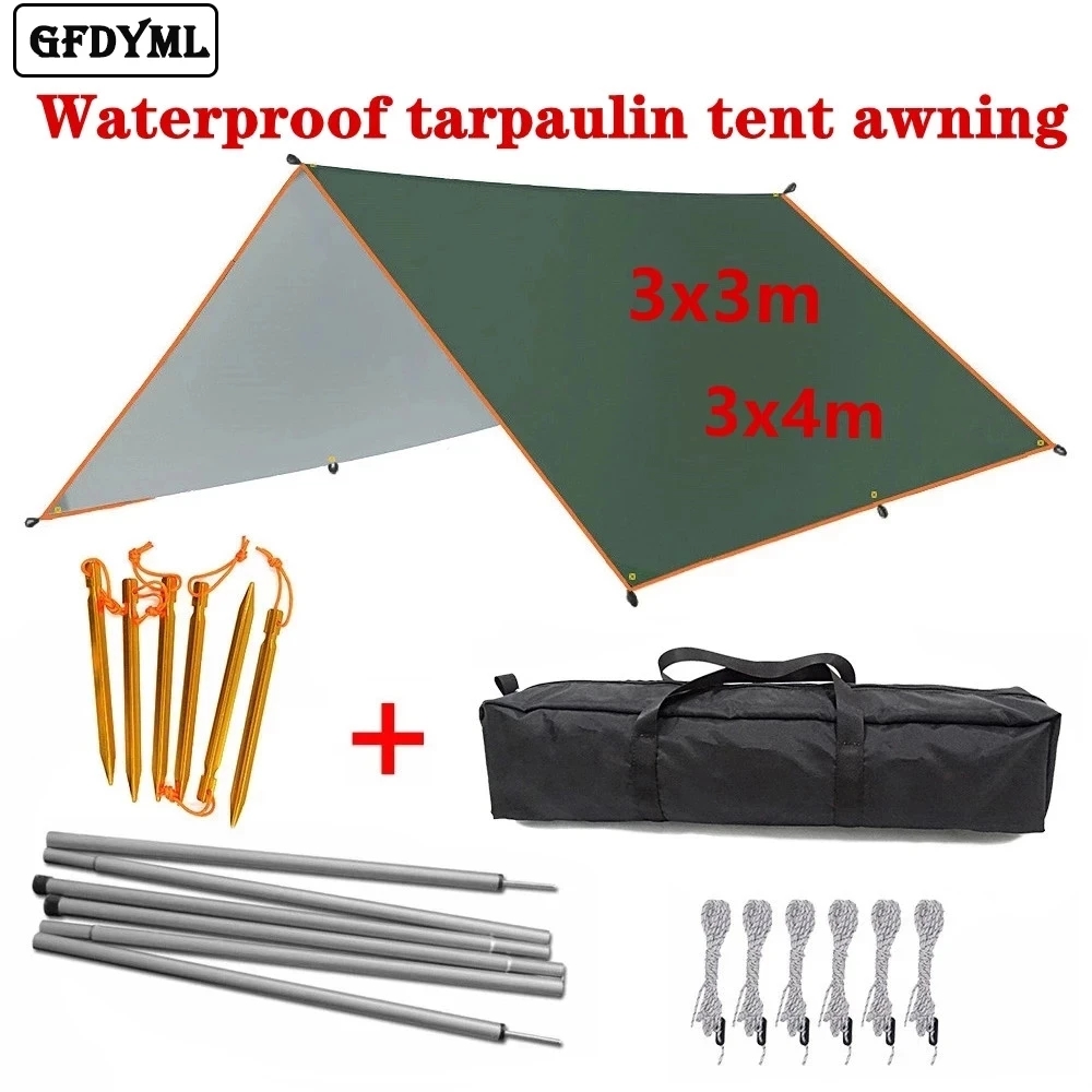 Outdoor Camping Automatic Quick Opening Tent - 4x3m 3x3m tente su geçirmez muşamba