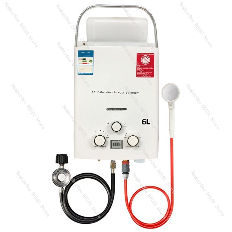 Outdoor Camping Water Heater - Propan LPG Gazlı Tankı Olmayan Su
