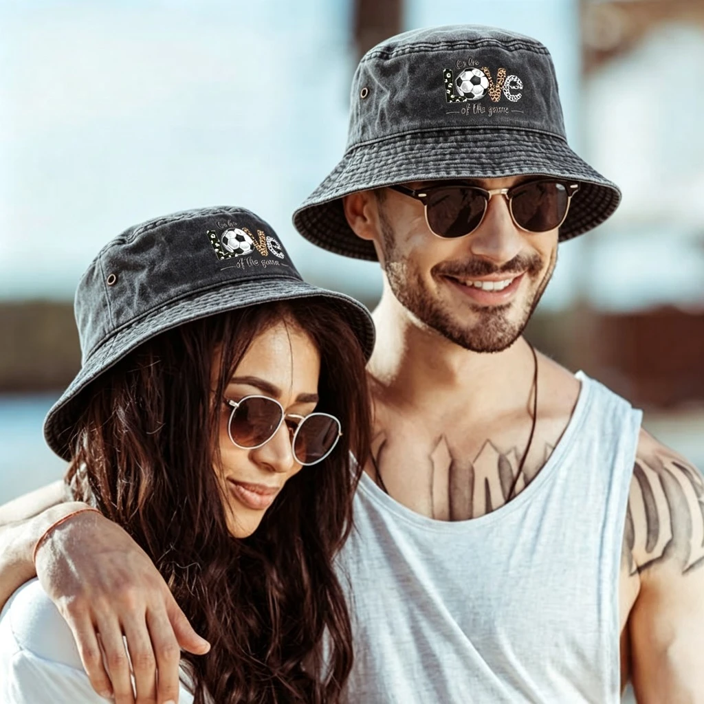 Outdoor Camping Decor Ideas - Futbol Topu ve Harf Baskılı Unisex