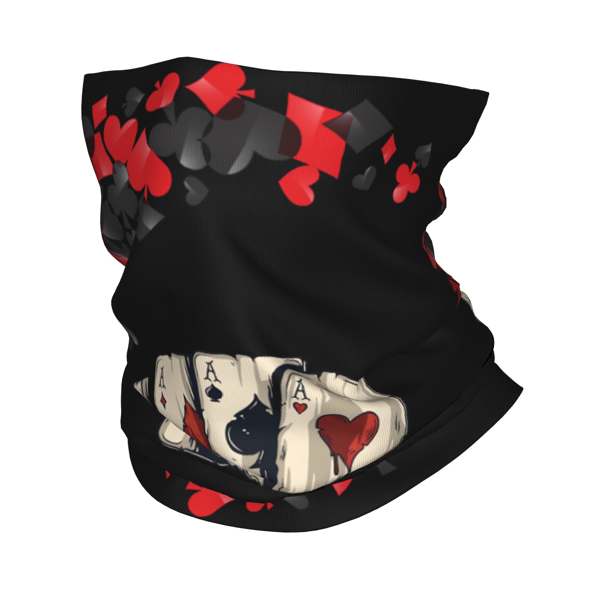 Outdoor Camping Games For Adults - Özel Poker Klasik Kart Bandana Boyunluk