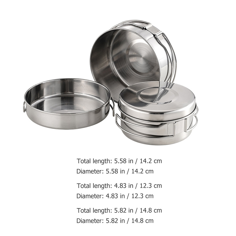 1 Set Paslanmaz Çelik Kamp Yem - Outdoor Camping Cooking Set incelemesi ve fiyatı