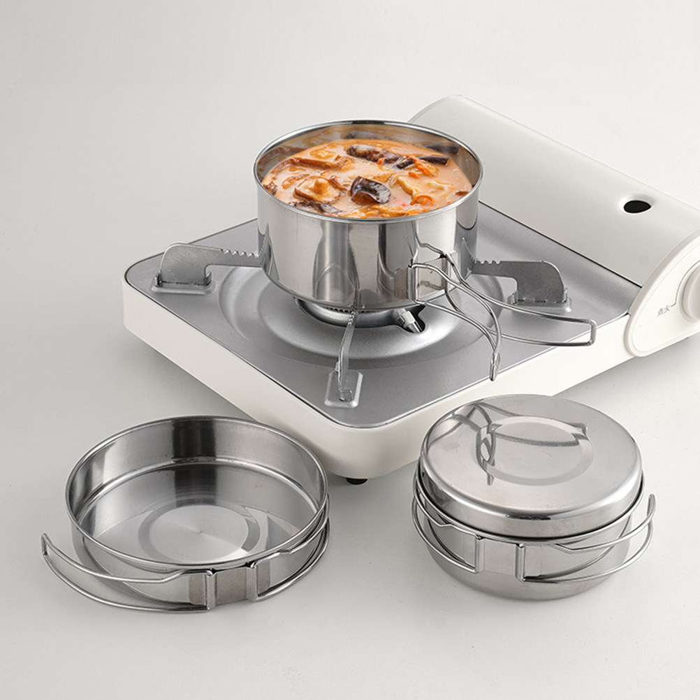 1 Set Paslanmaz Çelik Kamp Yem - Outdoor Camping Cooking Set incelemesi ve fiyatı