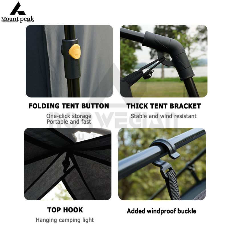 Mount Peak Otomatik Büyük Kamp - Outdoor Camping Automatic Quick Opening Tent incelemesi ve fiyatı