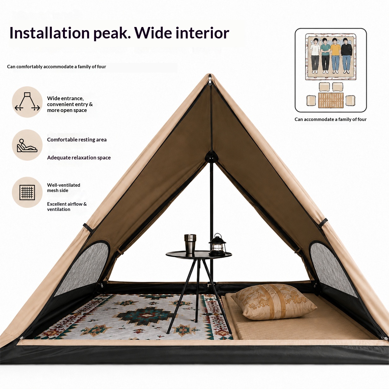 Otomatik Üçgen Çadır, Sadece 3 - Outdoor Camping Automatic Quick Opening Tent incelemesi ve fiyatı