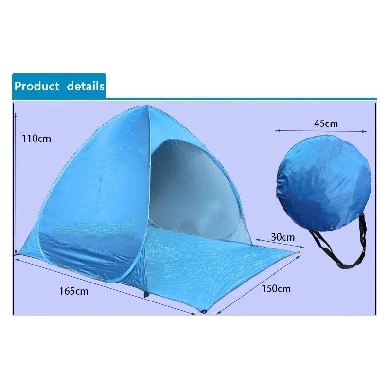 Hızlı Otomatik Açılan Plaj Çad - Outdoor Camping Automatic Quick Opening Tent incelemesi ve fiyatı