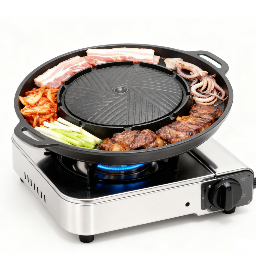 KOSUN Kore Barbekü Izgara Tava - Outdoor Camping Cooking Set incelemesi ve fiyatı