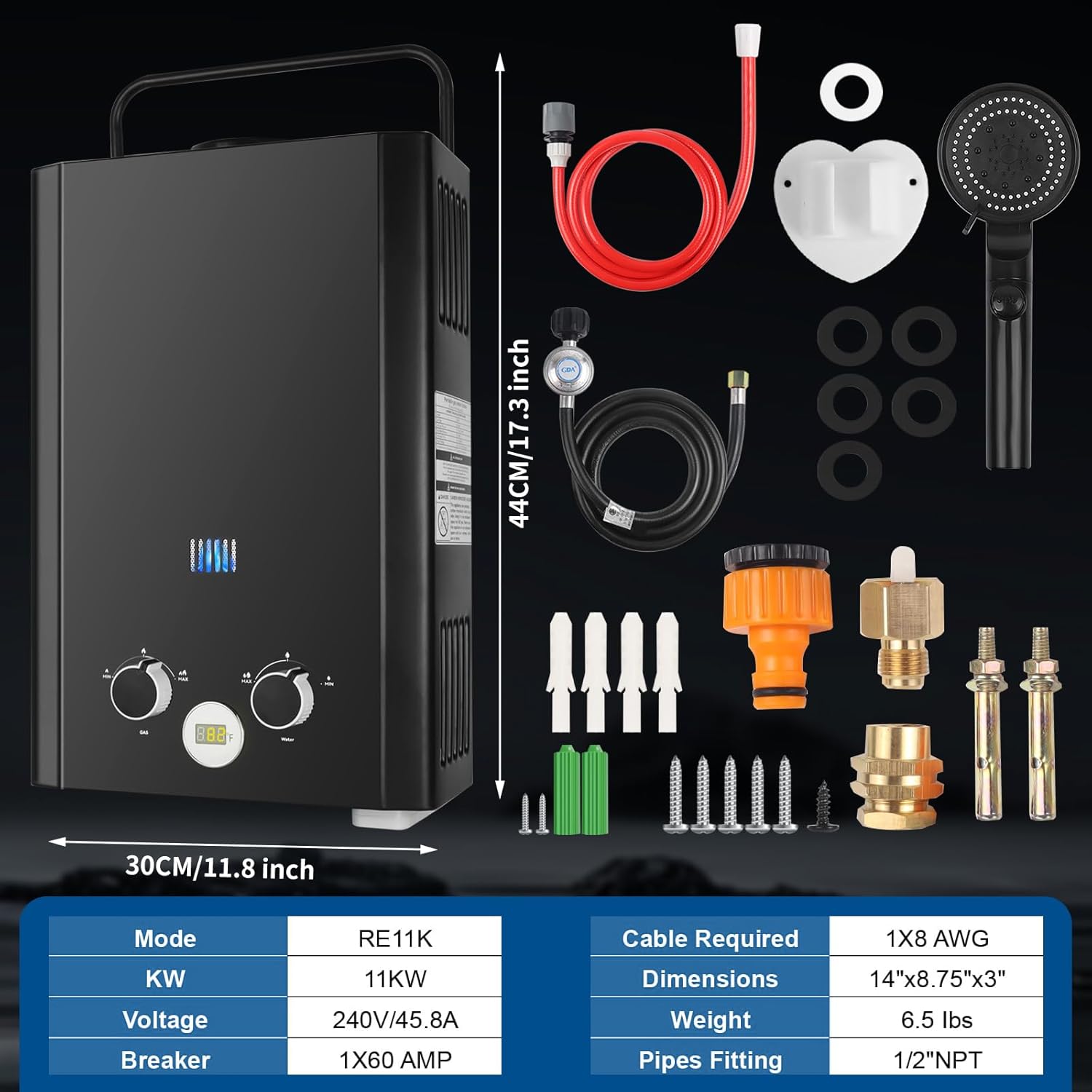 Tankless Su Isıtıcısı Propan,  - Outdoor Camping Van incelemesi ve fiyatı