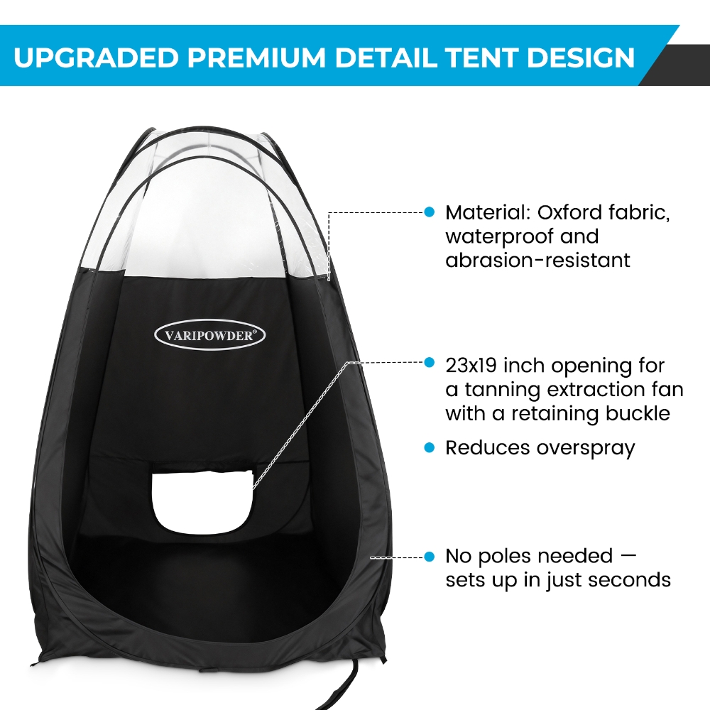Siyah Sprey Bronzlaşma Çadırı  - Outdoor Camping Automatic Quick Opening Tent incelemesi ve fiyatı