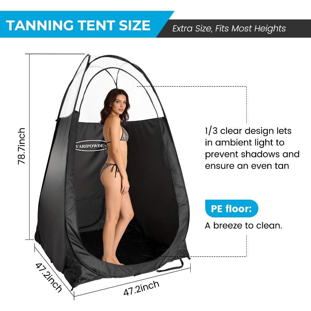 Siyah Sprey Bronzlaşma Çadırı  - Outdoor Camping Automatic Quick Opening Tent incelemesi ve fiyatı