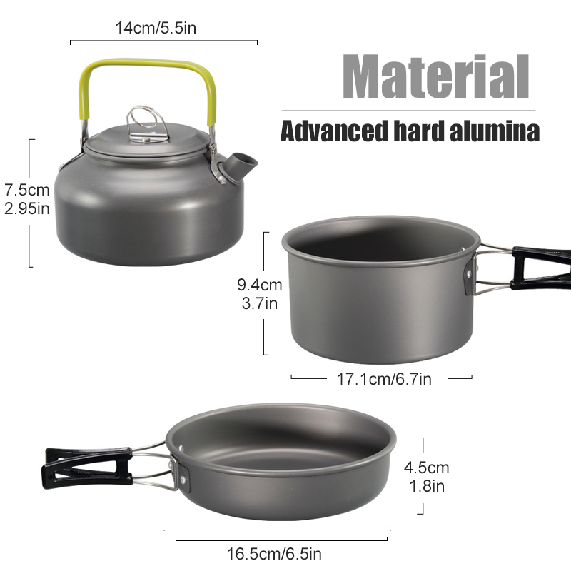 WESTTUNE Kamp Tencere Seti Alü - Outdoor Camping Cooking Set incelemesi ve fiyatı