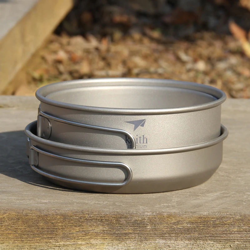 Keith 3 ADET Titanyum Tencere  - Outdoor Camping Cooking Set incelemesi ve fiyatı