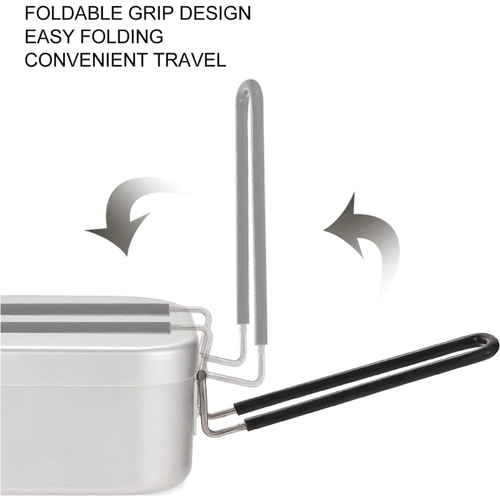 800 ML Alüminyum Öğle Yemeği K - Outdoor Camping Cooking Set incelemesi ve fiyatı