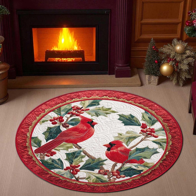 Kardinal Kuş Noel Yuvarlak Pas - Outdoor Camping Decor Ideas incelemesi ve fiyatı