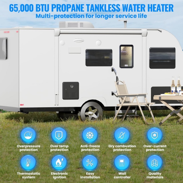 Taşınabilir Karavan Anında Isı - Outdoor Camping Water Heater incelemesi ve fiyatı