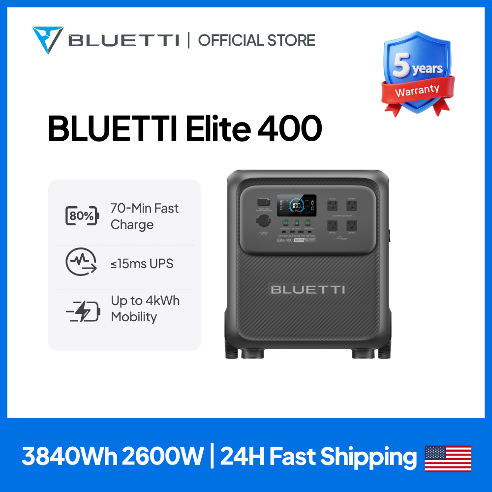 BLUETTI Elite 400 2600W 3840Wh - Outdoor Camping Van incelemesi ve fiyatı