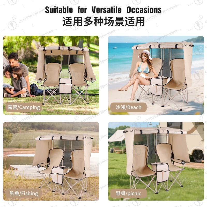 Açık hava kamp eğlence çift ka - Outdoor Camping Folding Chair incelemesi ve fiyatı