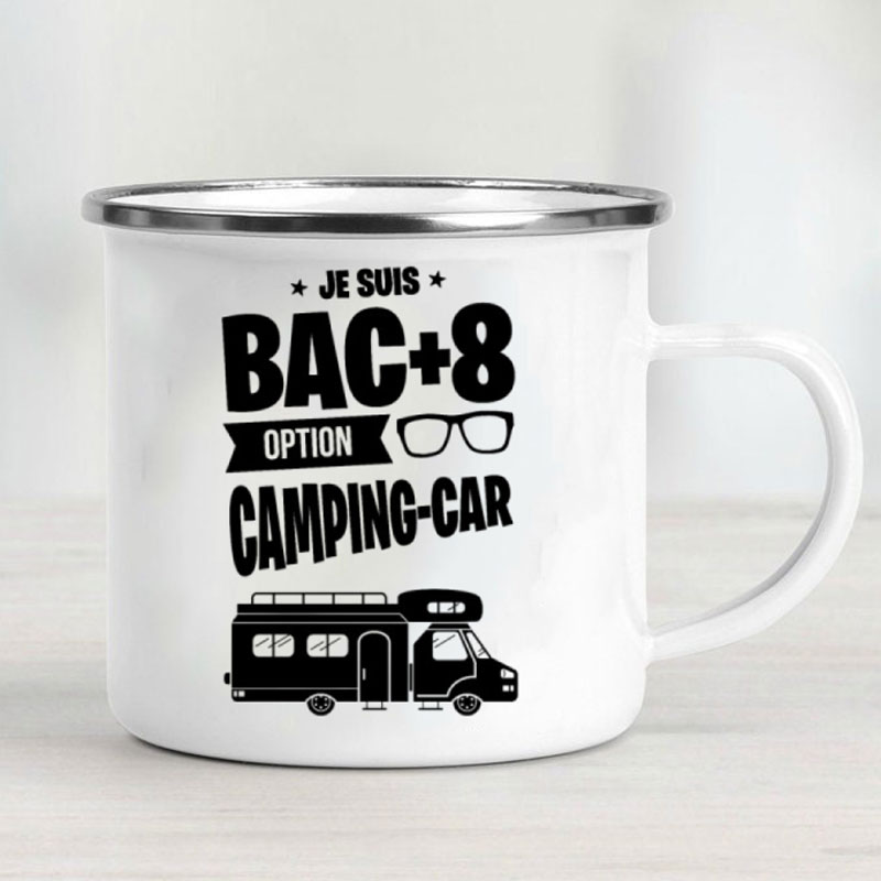 Kampçı Arabası Emaye Kupa Mace - Outdoor Camping Van incelemesi ve fiyatı