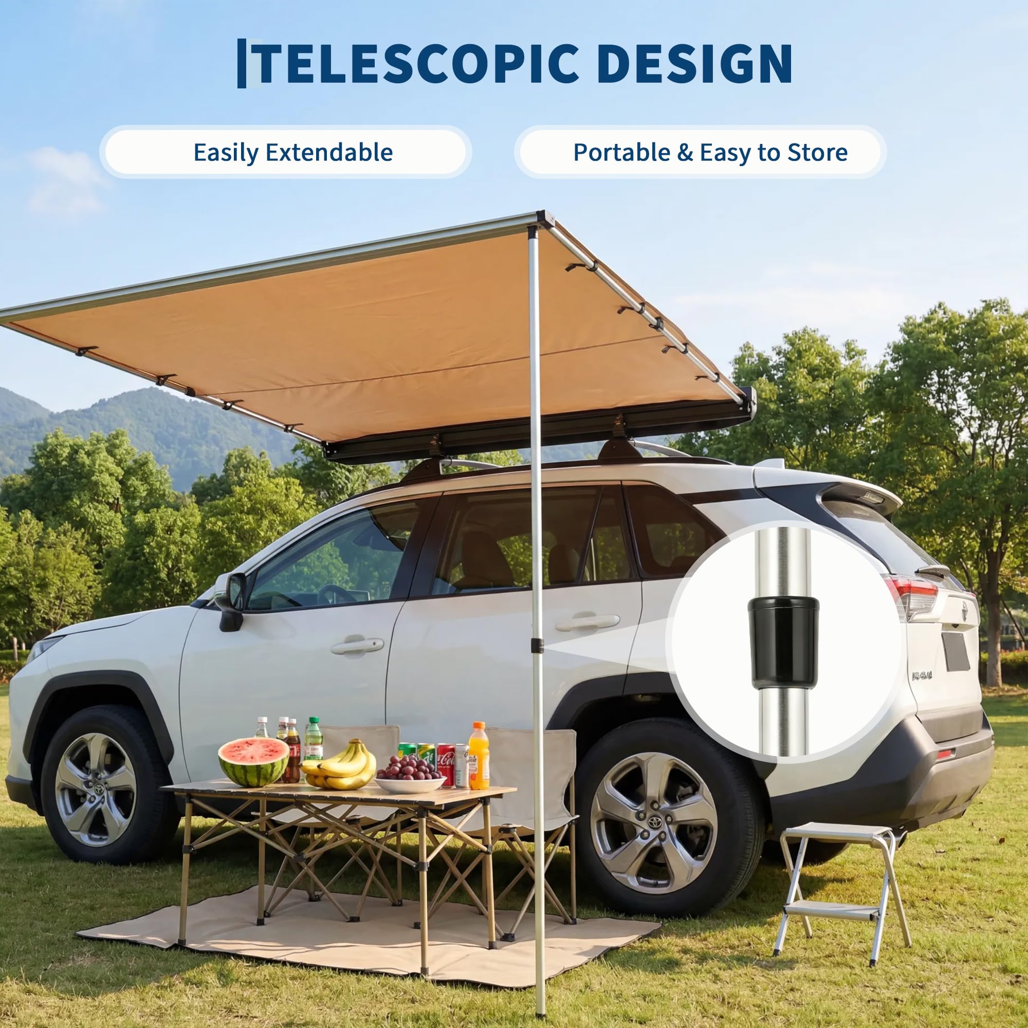 SUV Kamyonet Van Tavan Port Ba - Outdoor Camping Awning incelemesi ve fiyatı